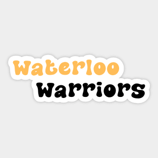 Waterloo Warriors Sticker